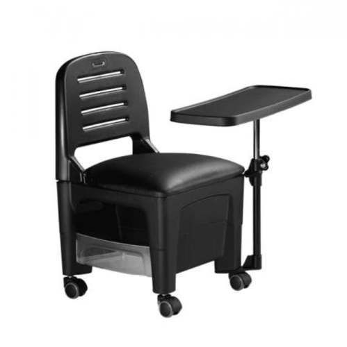 Mesa manicura portátil con cajonera y silla