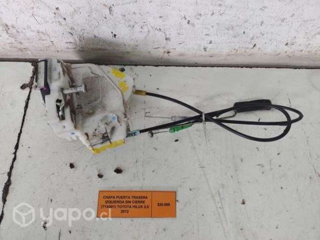 Chapa Pta Tras izq S/Cierre (TYA081) Toyota Hilux