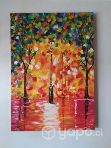 Cuadro pintado a mano