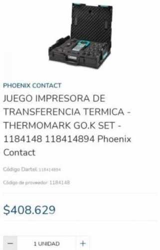 juego de impresora de transferencia térmi