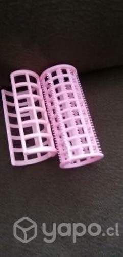 Rizadores para el cabello rosado