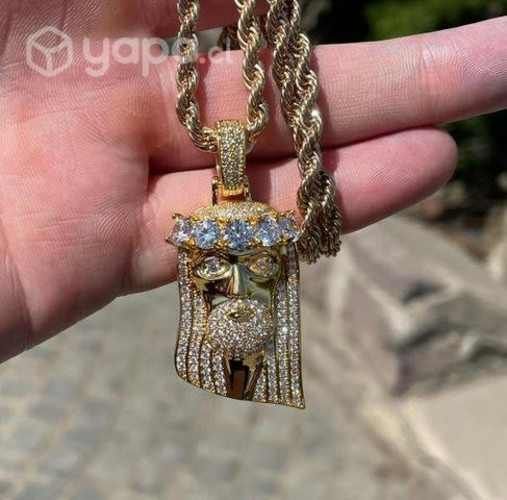 Colgante cristo gold, excelente calidad