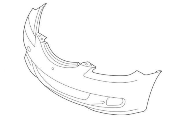 Parachoque delantero Mazda 3 año 2007-2010 Origina