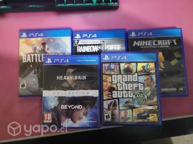 PS4 500gb + Control + Camara + 5 Juegos