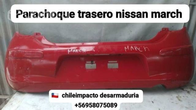 Parachoque trasero Nissan March desarmaduría