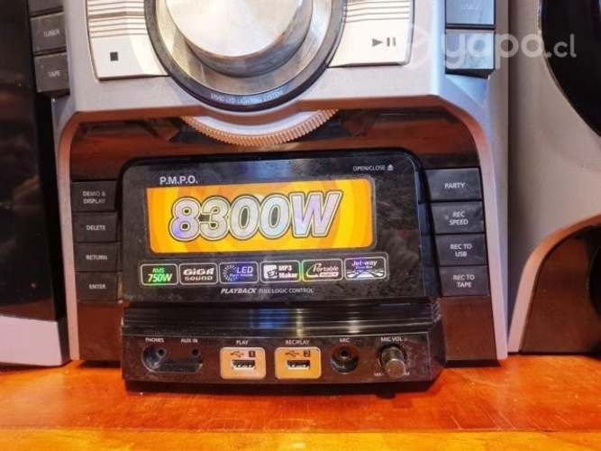 Sistema de audio samsung mx-c850