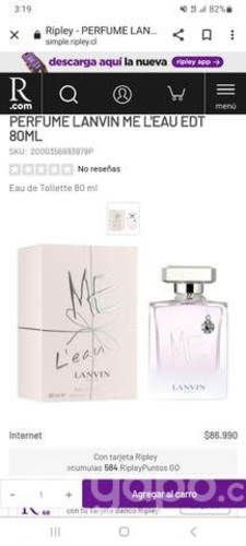 Perfume ME L'eau Lanvin 80ml
