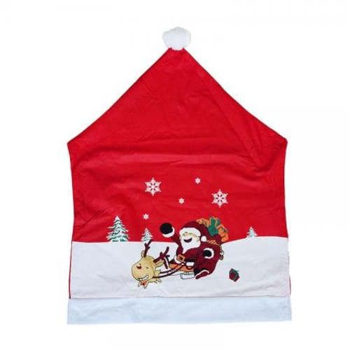 Pack 6 Respaldo de silla navideña con diseño