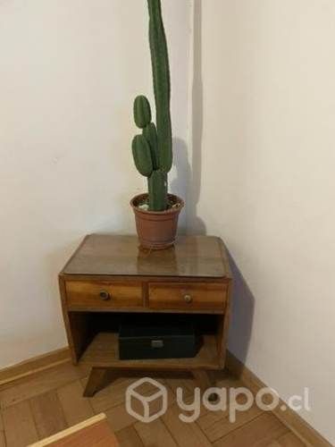 Velador madera vintage