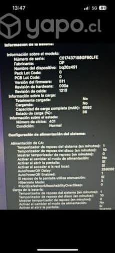 MacBook Air 2017 8g ram disco sólido 250