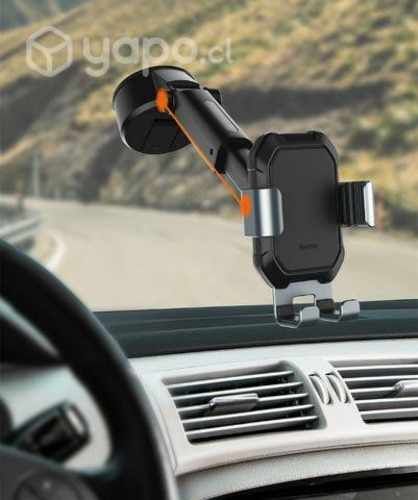 Soporte de celular para auto con ventosa Baseus