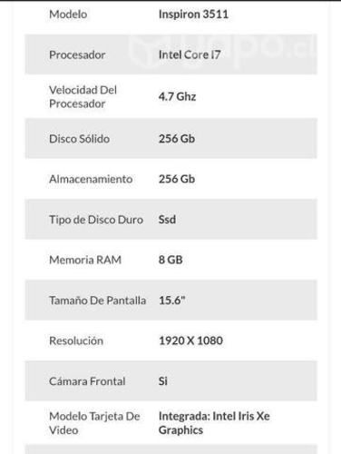 Dell Inspiron 15 3511