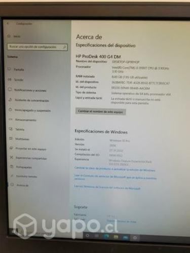 Computador de escritorio