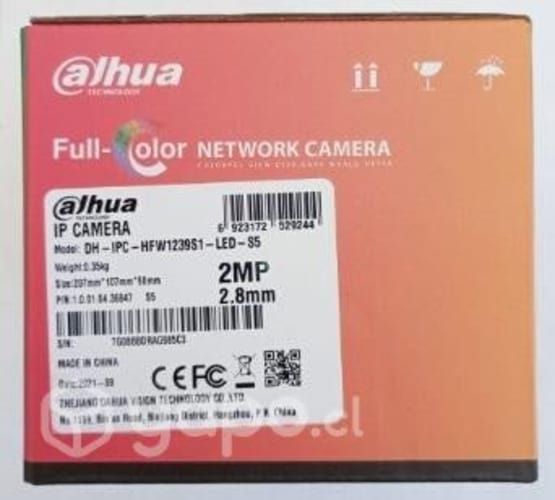 Camara Ip Seguridad Dahua Full Color Bullet 2mpPoE