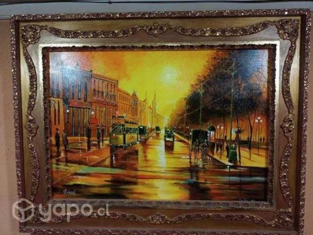 Pintura en marco de estilo