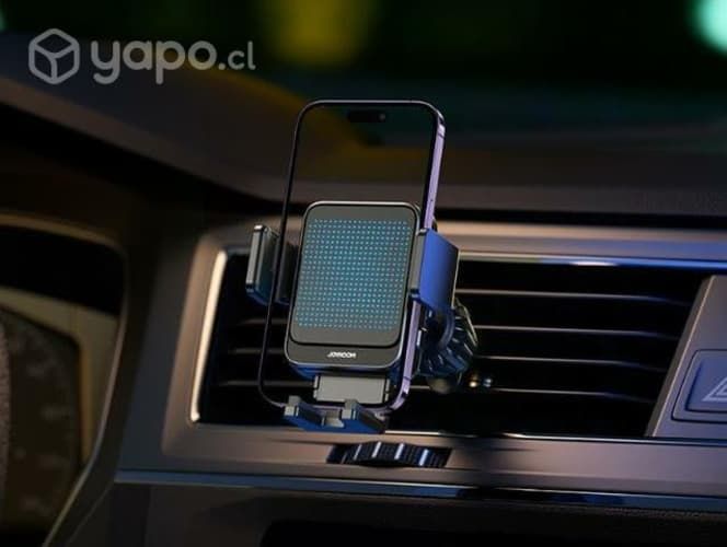 Soporte de celular para auto con carga inalambrica