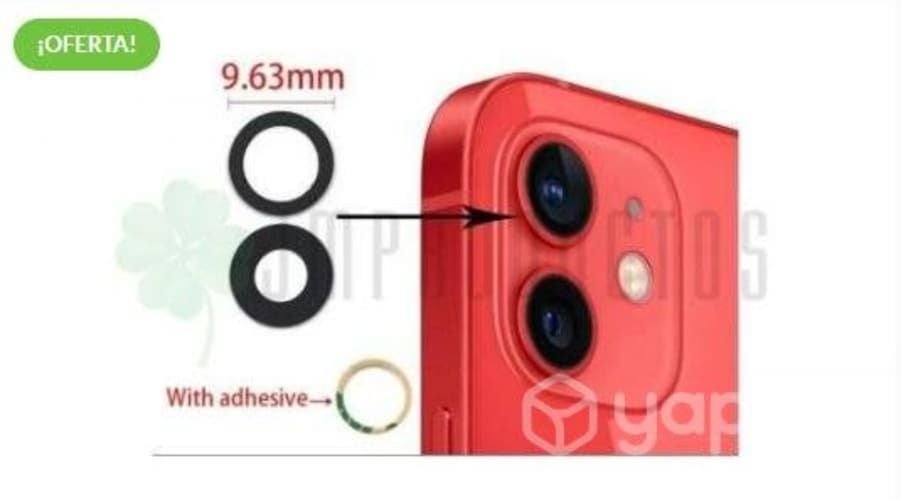 Lente Camara Trasera Para IPhone 12/12 Mini