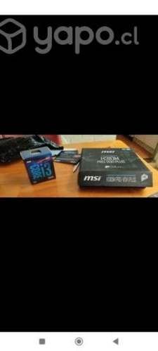 Procesador i3-9100f + placa madre MSI H310m pro