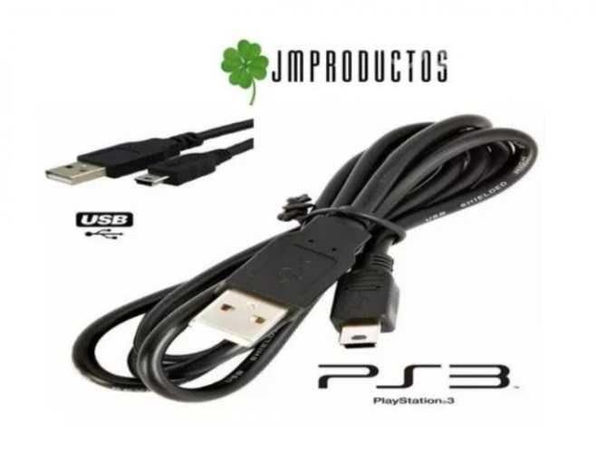 Cable Usb A Mini Usb 5 Pines, Playstation 3, Psp,