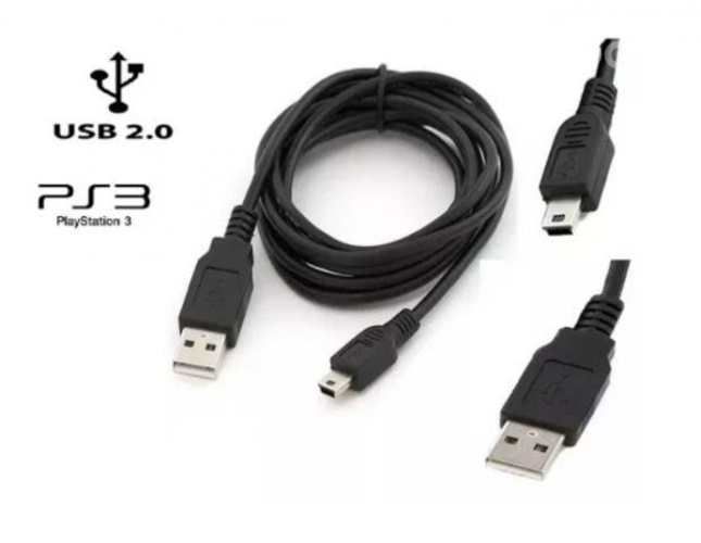 Cable Usb A Mini Usb 5 Pines, Playstation 3, Psp,