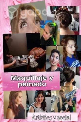 Maquillaje a domicilio y en peluquería