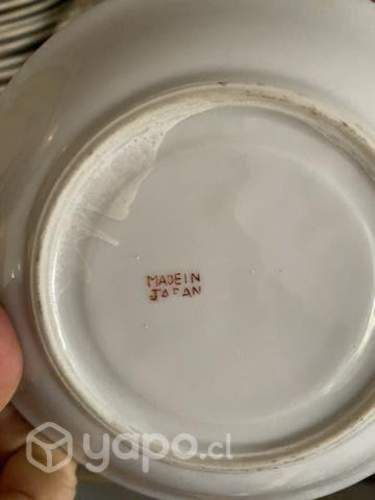 Juego de te satsuma porcelana japonesa antigua 21