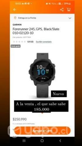 Reloj garmin nuevo
