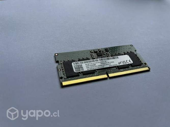 Memoria RAM 8gb DDR5 4800mhz SODIMM
