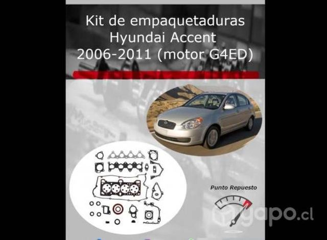 Kit de empaquetaduras Hyundai Accent 2006-11