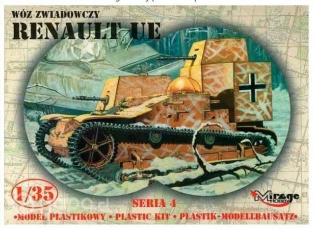 Maqueta Armable Tanqueta Renault Ue, Escala 1/35