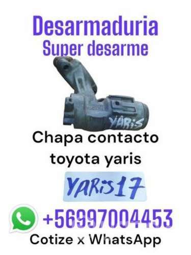 Chapa contacto Toyota Yaris desarmaduría