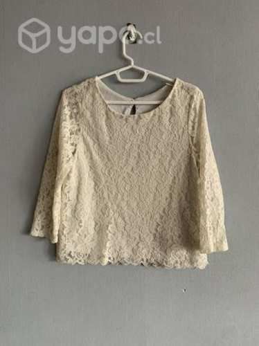 Polera/encaje H&M en talla S.