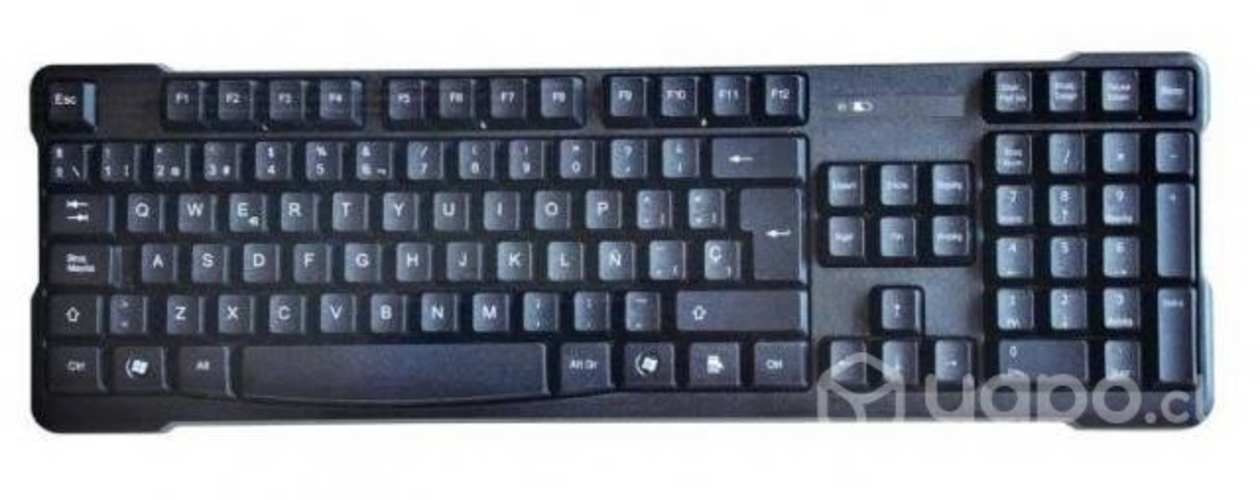 Teclado inalambrico alfanumérico español surf on
