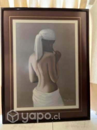 Hermoso cuadro de mujer