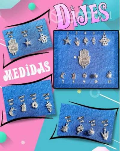 Dijes para colgantes y pulseras