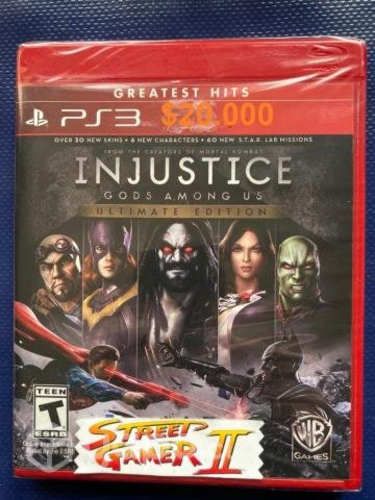 Injustice ultimate edition ps3 nuevo sellado