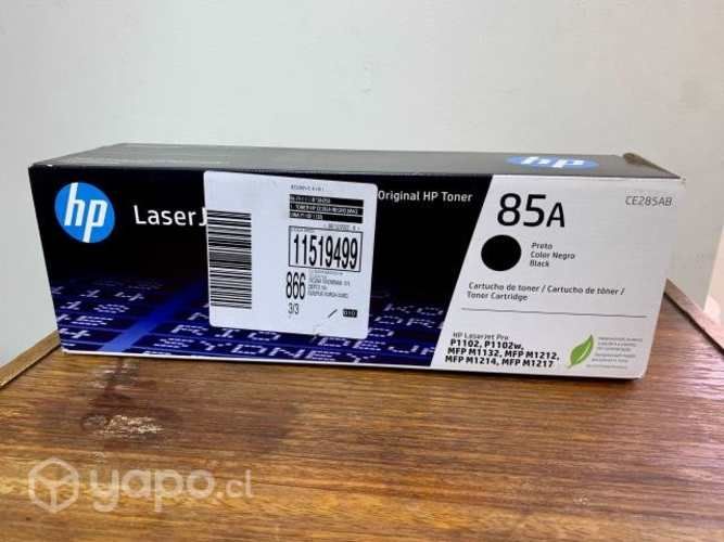 Tóner 85a Hp caja y bolsa abierta, sin uso