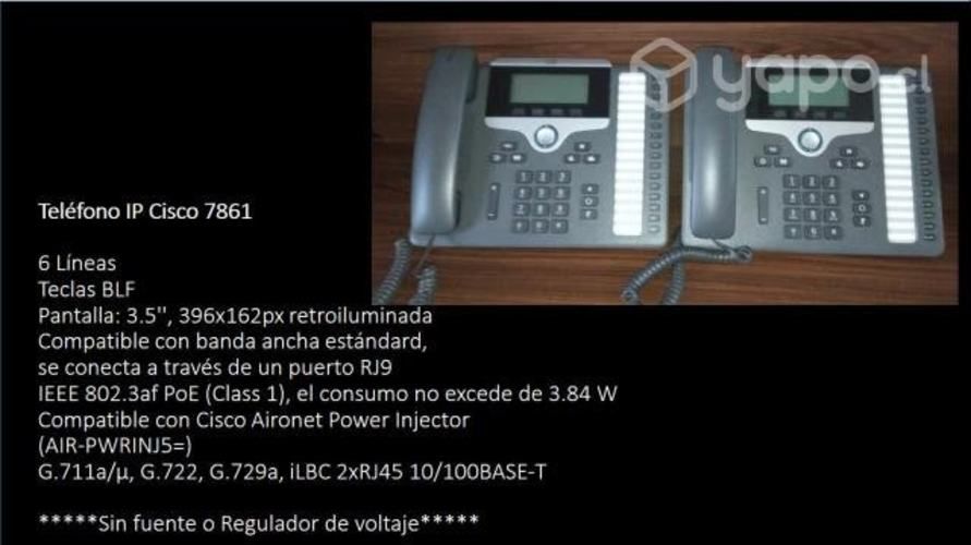 Teléfono IP Cisco 7861