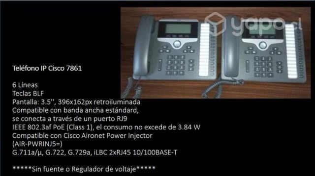 Teléfono IP Cisco 7861