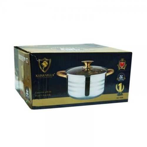 Bateria de cocina ollas en acero quirurgico Kaisa