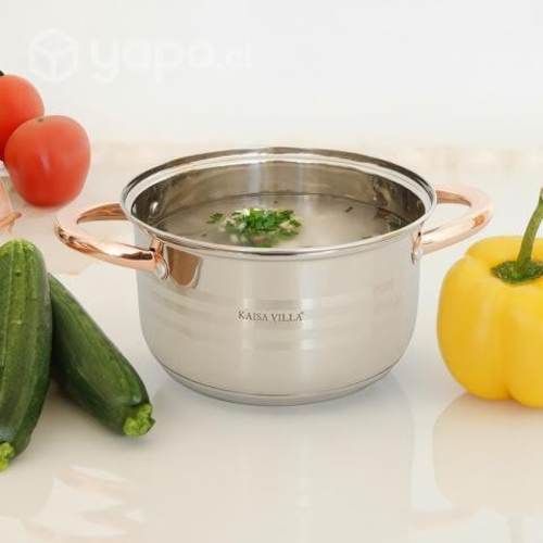 Bateria de cocina ollas en acero quirurgico Kaisa