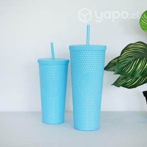 Pack vaso frio/ caliente con bombilla 1000ml+700ml