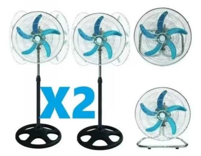 Ventilador de pie ventilado 5 aspas silencioso+Env