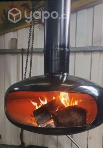 Chimenea colgante y giratoria 360°