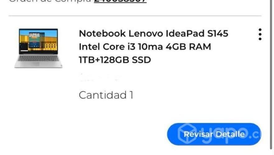 Notebook lenovo