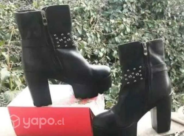 Botines Cuero Natural 38 Nuevos