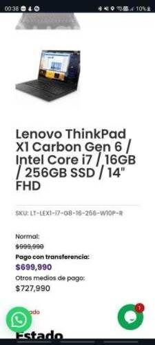 Thinkpad x1 carbon 6th