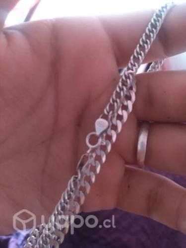 Cadena de plata italiana
