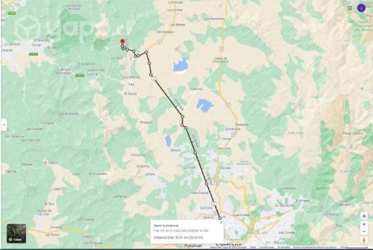 Parcela con casa en Caleu