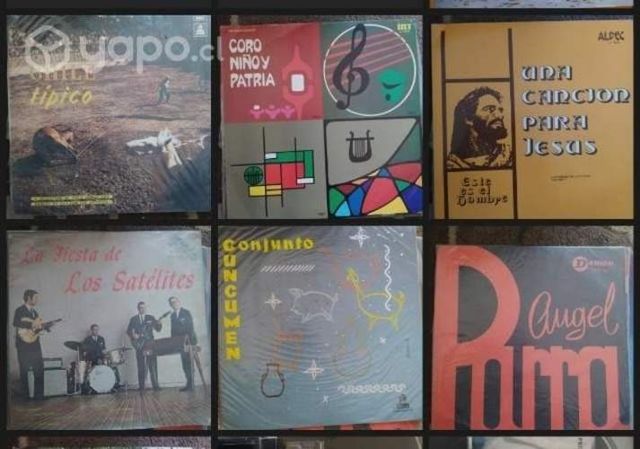 Lote 8 Discos de vinilo long play